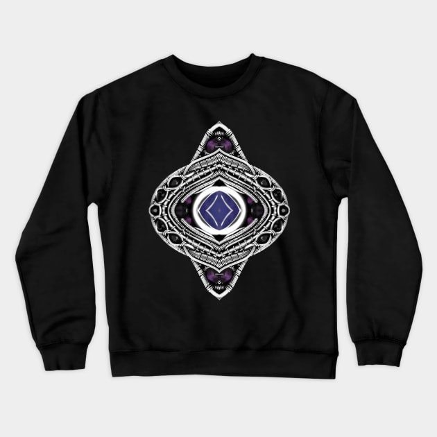 Tanzanite Eye Crewneck Sweatshirt by IMNIUM